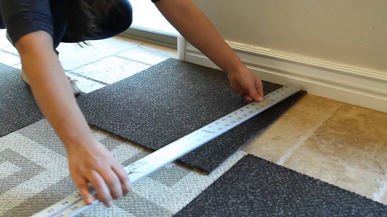 How to install carpet Tiles